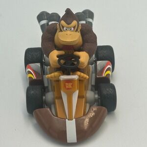 Mario Kart Wii Pull Back Racer Car Nintendo Super Mario Bros Donkey Kong 5" Toy